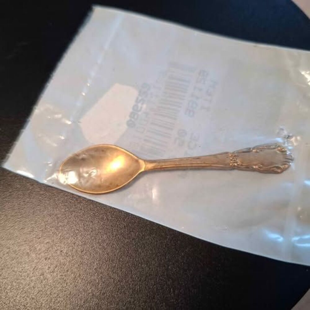 Creative Beginnings Solid Brass Miniature Spoon 2.5"